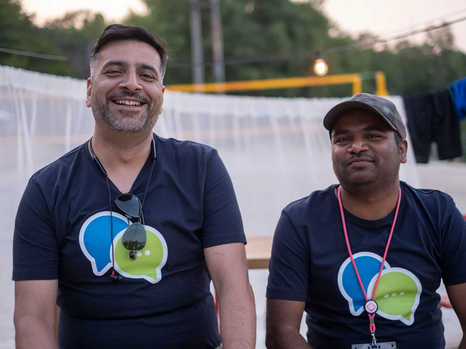 Rahul & Kamalaka from trendig's Tech Talker Team, Agile Testing Days Open Air, 2023, Cologne