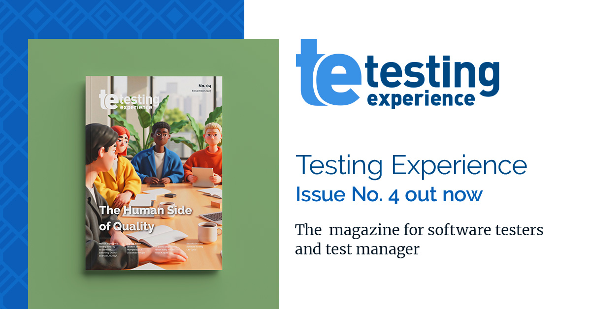 Issue No.4 of Testing Experience Magazine